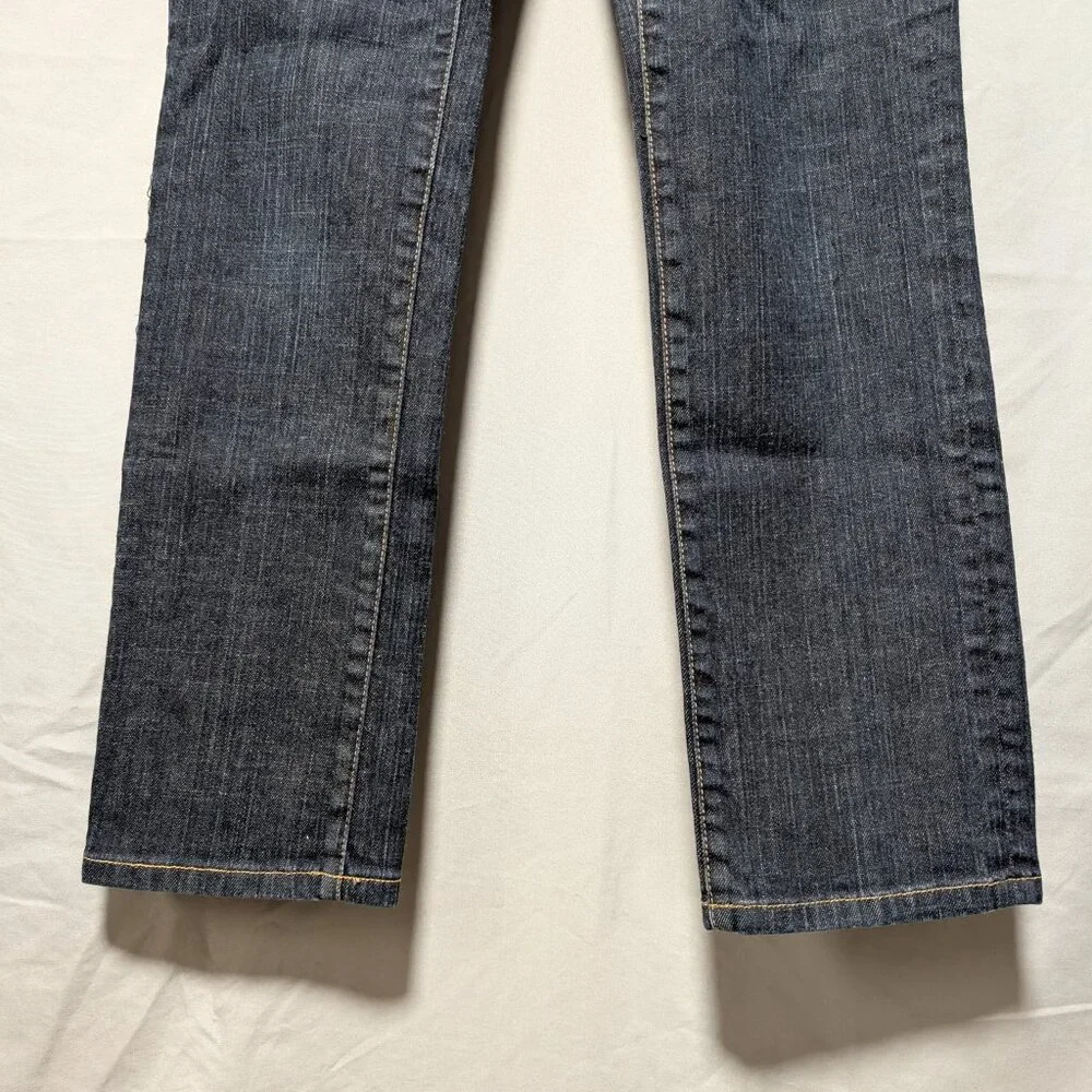 Tommy Hilfiger‎ Dark Wash Straight Leg Jeans Classic Denim Preppy Size 4 Short